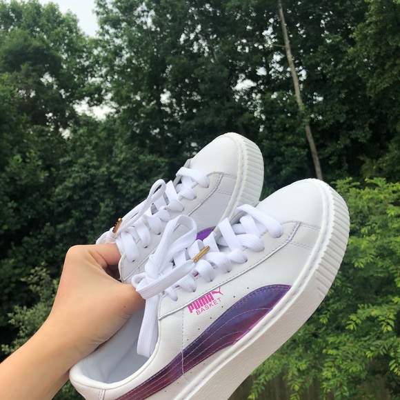 Puma basket platform shoes - Picture 4 of 4